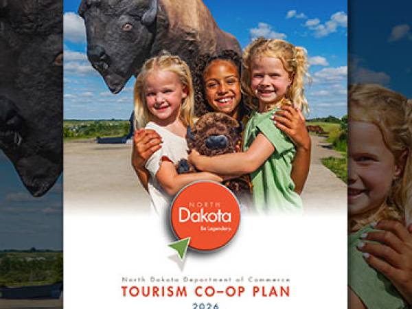 Cover image for the 2026 North Dakota Tourism Cooperative Marketing Plan