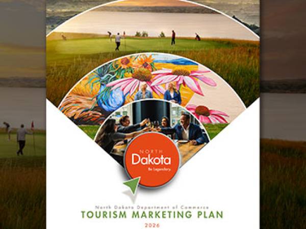 Cover image for the 2026 North Dakota Tourism Media Plan