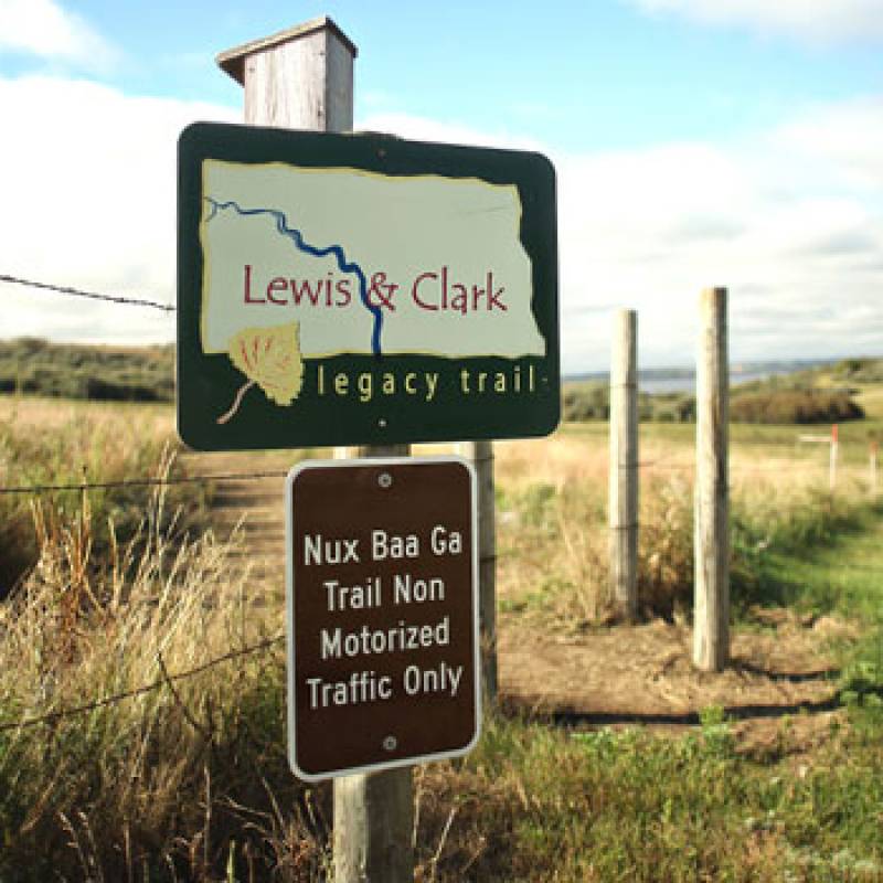 Signage on the Nux Baa Ga Trail