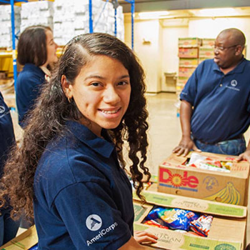 AmeriCorps volunteers