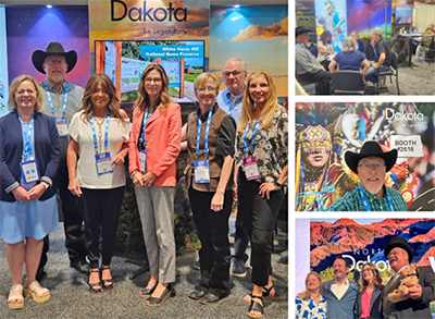 ND Tourism team and others at IPW