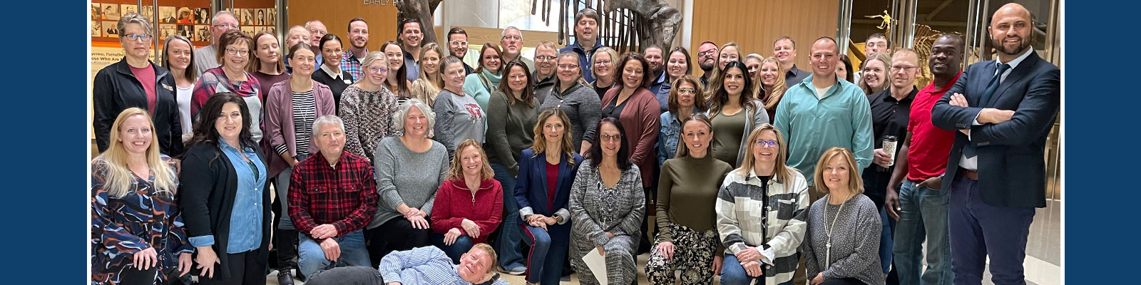 Commerce staff at the Heritage Center