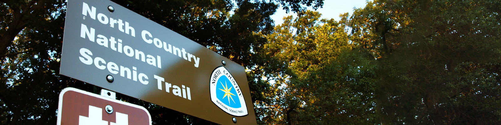 North Country Scenic Trail sign