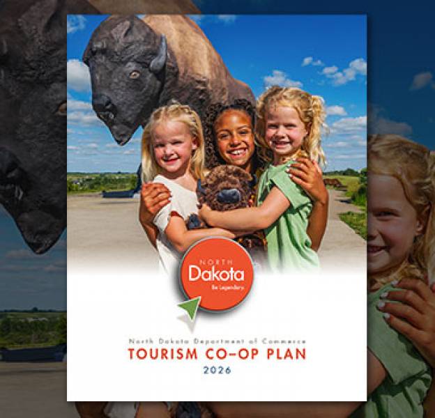 Cover image for the 2026 North Dakota Tourism Cooperative Marketing Plan