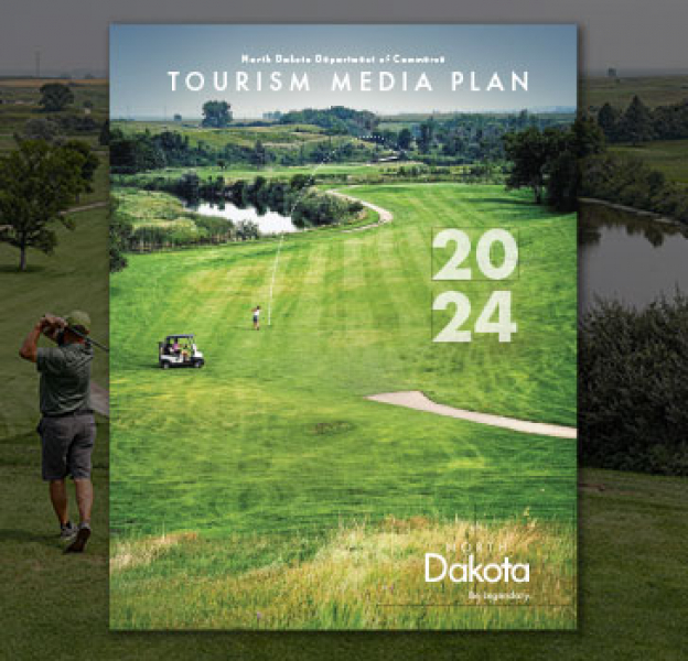 Cover Image for the 2024 North Dakota Tourism Media Plan