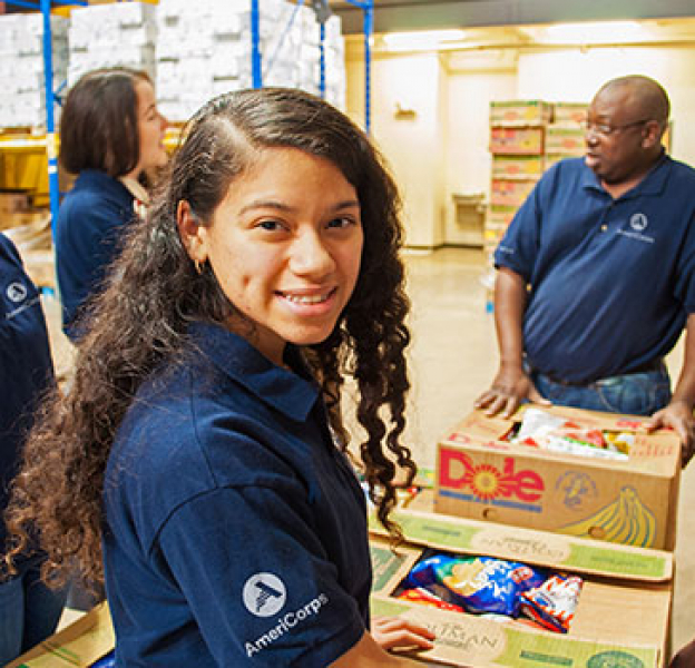 AmeriCorps volunteers